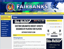 Tablet Screenshot of fairbanksmenshockey.com